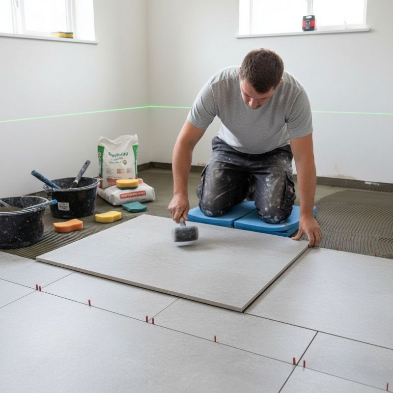 Local Rubber Flooring Installation pros at work