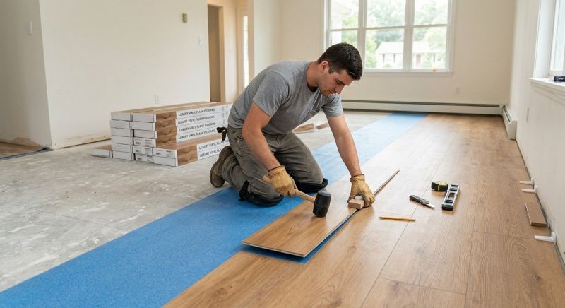 Luxury Vinyl Tile Installation in Frisco, TX
