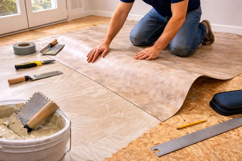 Sheet Flooring Installation in Weatherford, TX