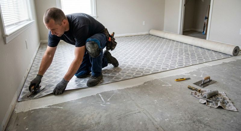 Sheet Flooring Installation in Houston, TX