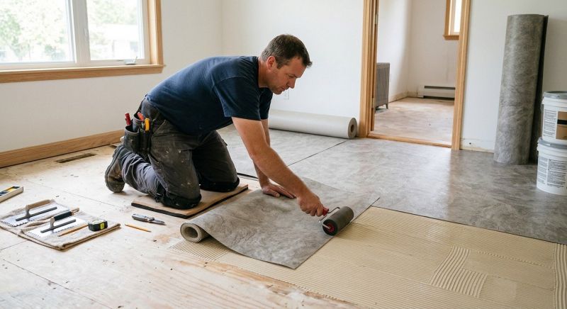 Sheet Vinyl Installation in Mckinney, TX
